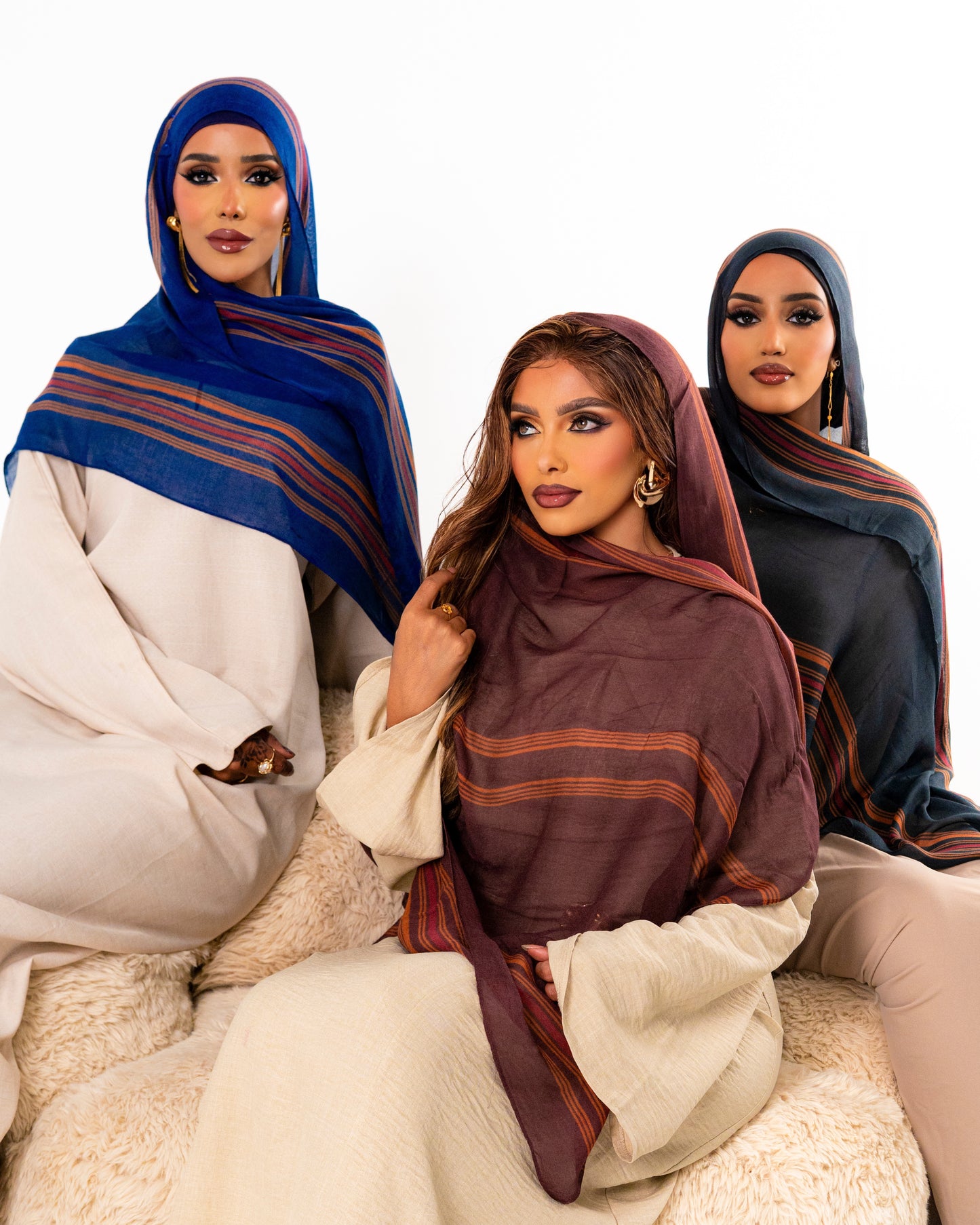 Hidiyo Dhaqan Hijab - Blue (matching undercap included)