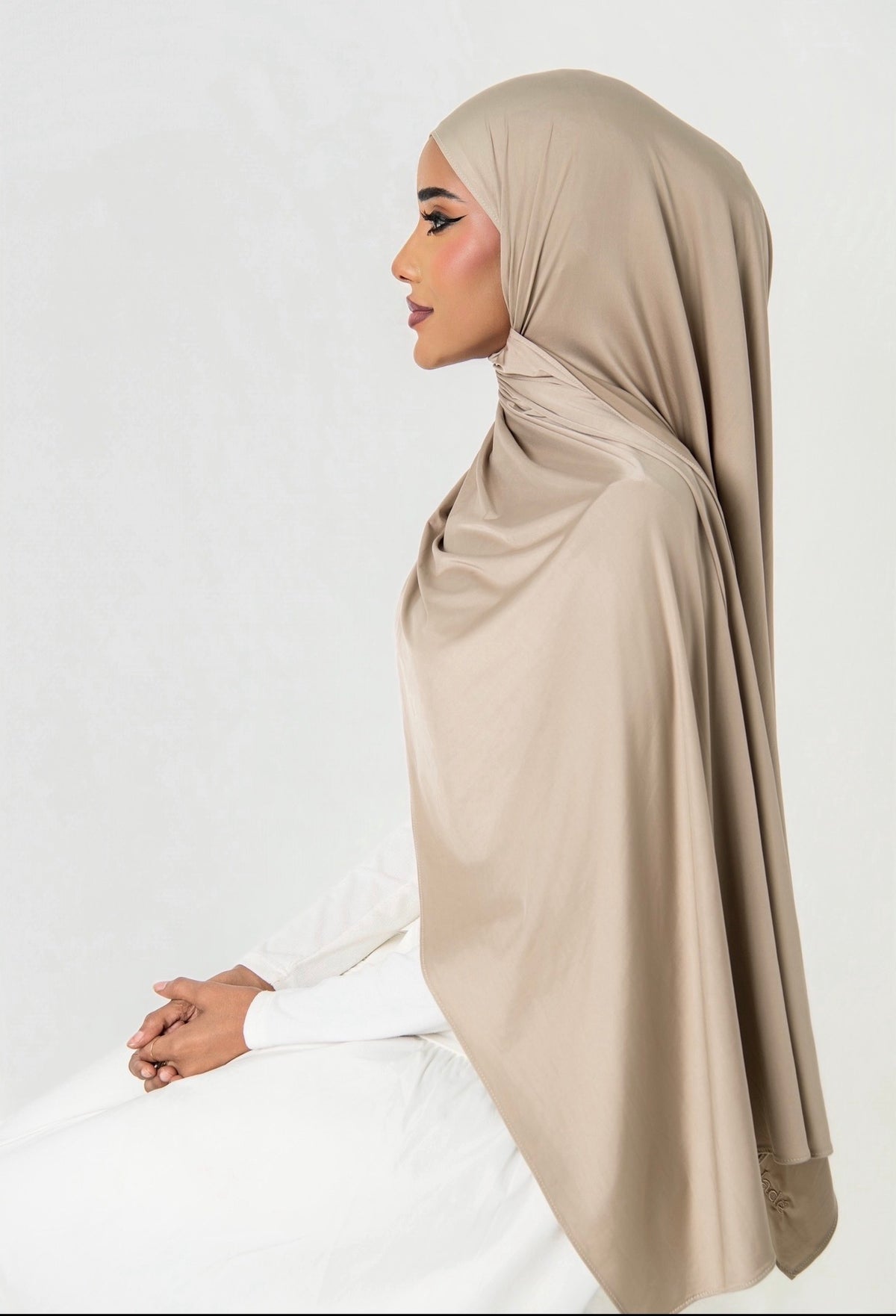 Liquid Jersey Hijab – Sandstone
