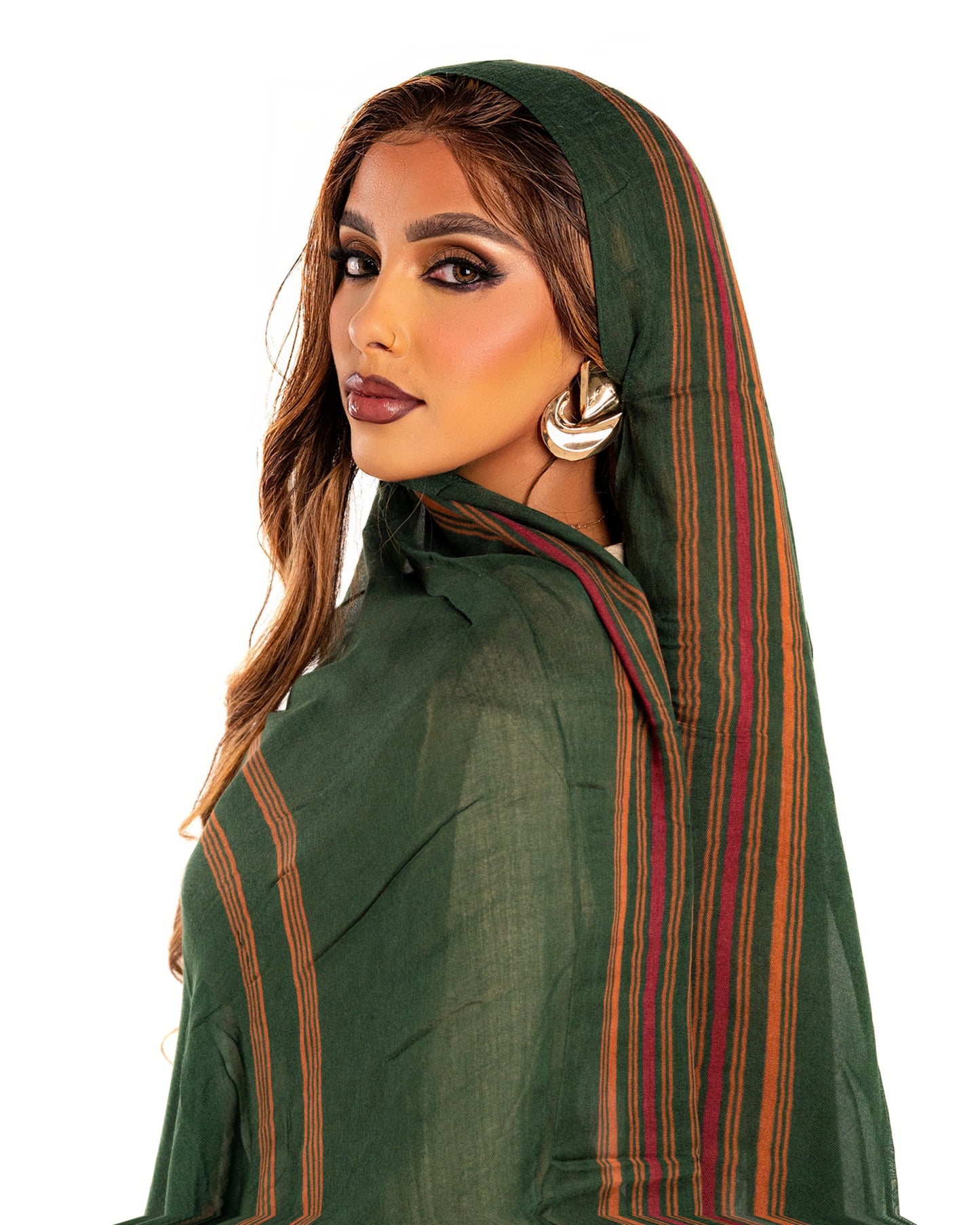 Hidiyo Dhaqan Hijab- Green (matching undercap included)