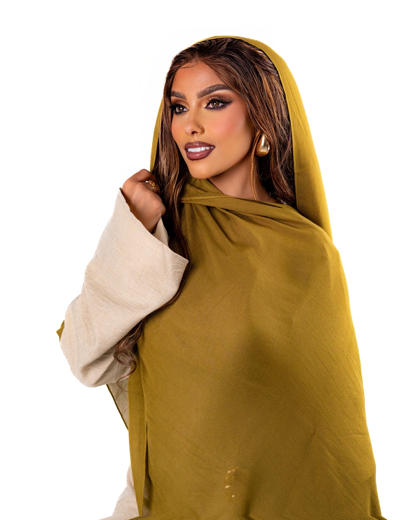 Plain Modal Hijab- Mustard (matching undercap included)
