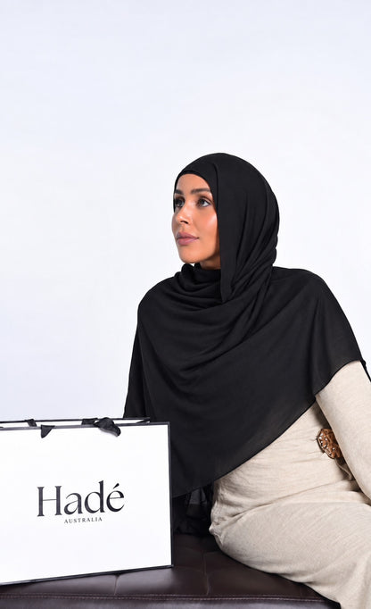 Modal Hijab – Black
