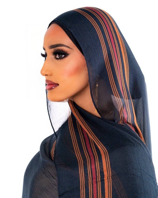 Hidiyo Dhaqan Hijab - Black (matching undercap included)