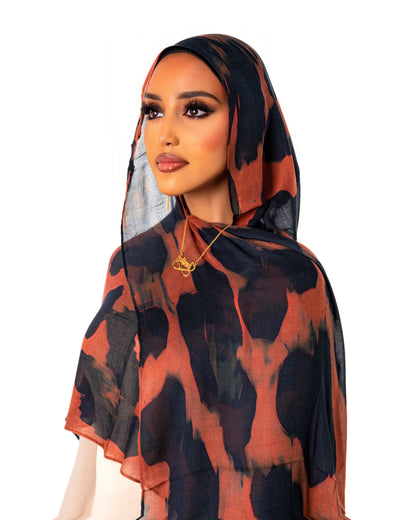 Modal Hijab – Abstract Leopard