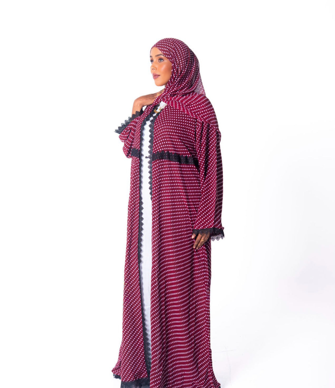 Plum-(matching hijab inlcuded)