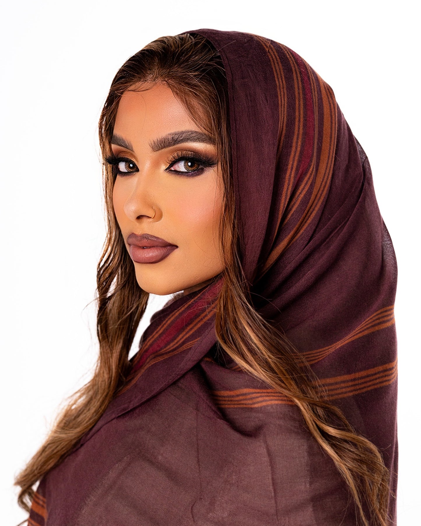 Hidiyo Dhaqan Hijab - Brown (matching undercap included)