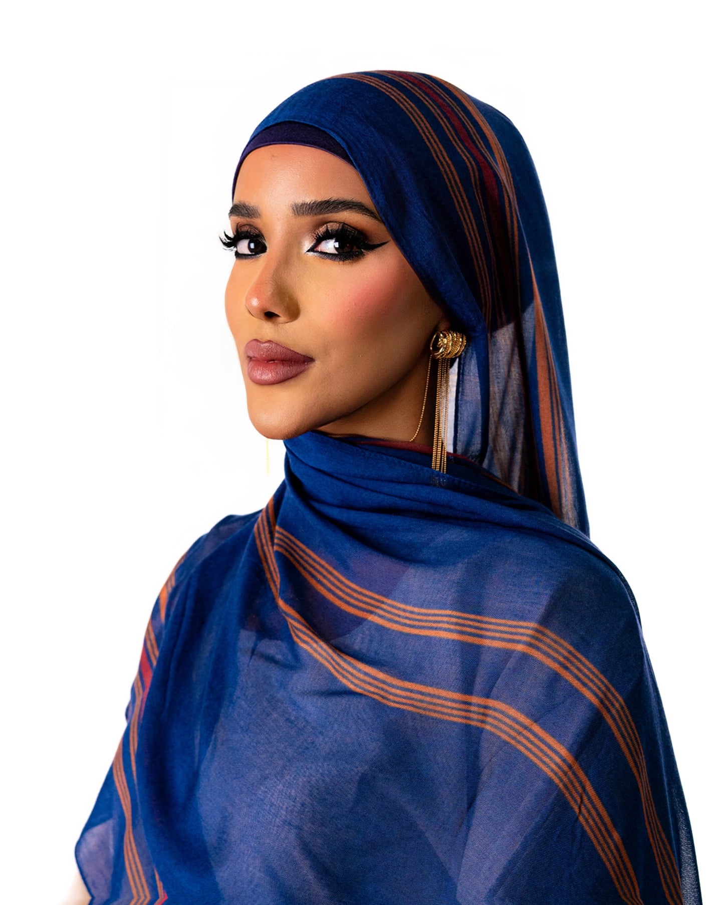 Hidiyo Dhaqan Hijab - Blue (matching undercap included)