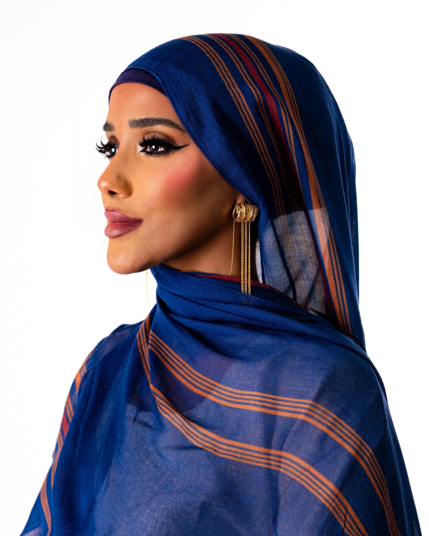 Hidiyo Dhaqan Hijab - Blue (matching undercap included)