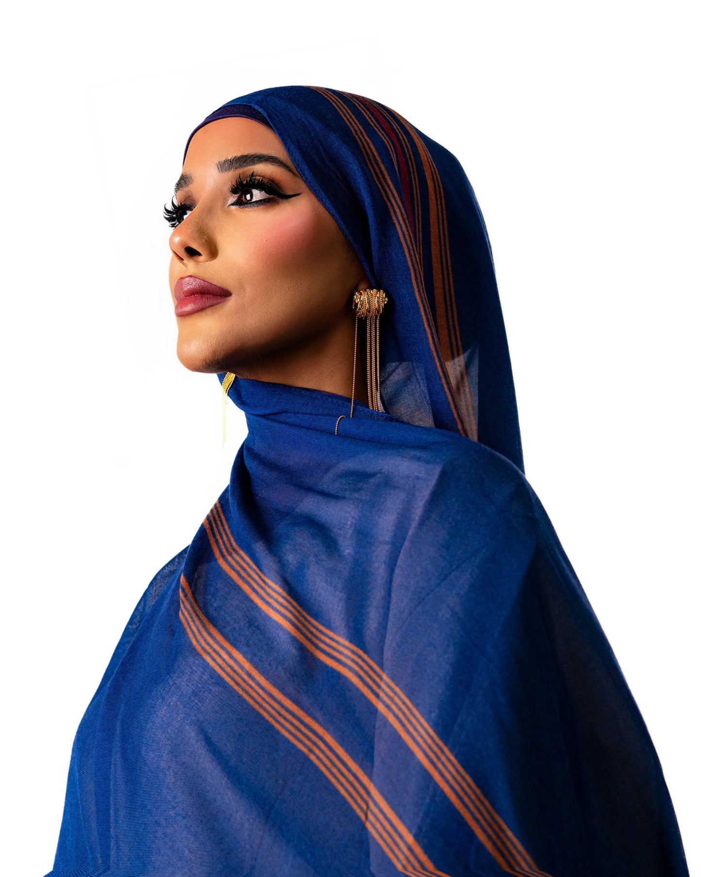 Hidiyo Dhaqan Hijab - Blue (matching undercap included)