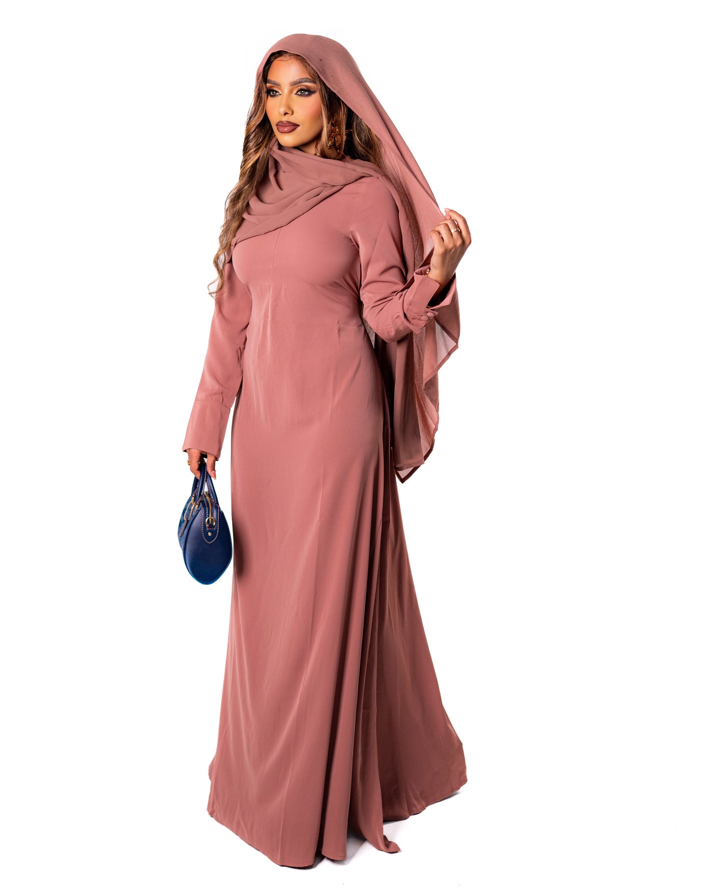 Off Duty Abaya - Dusty Pink