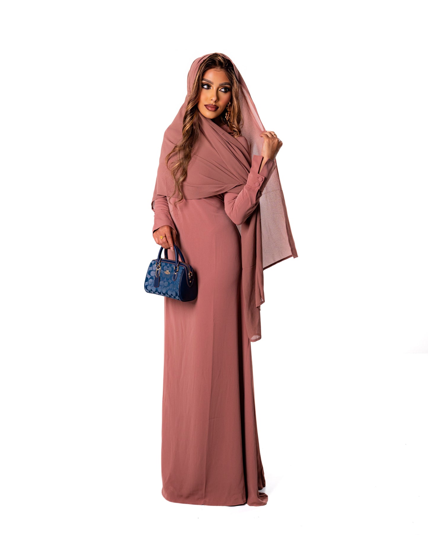 Off Duty Abaya - Dusty Pink