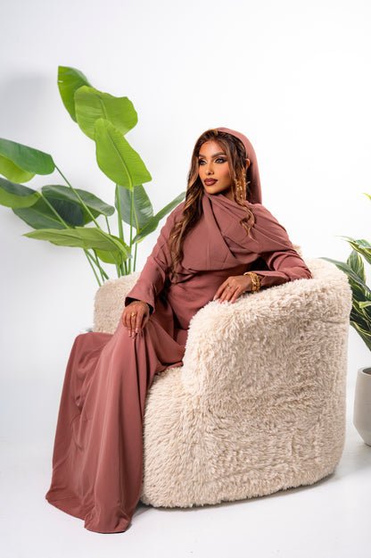 Everyday Abaya – Dusty Pink