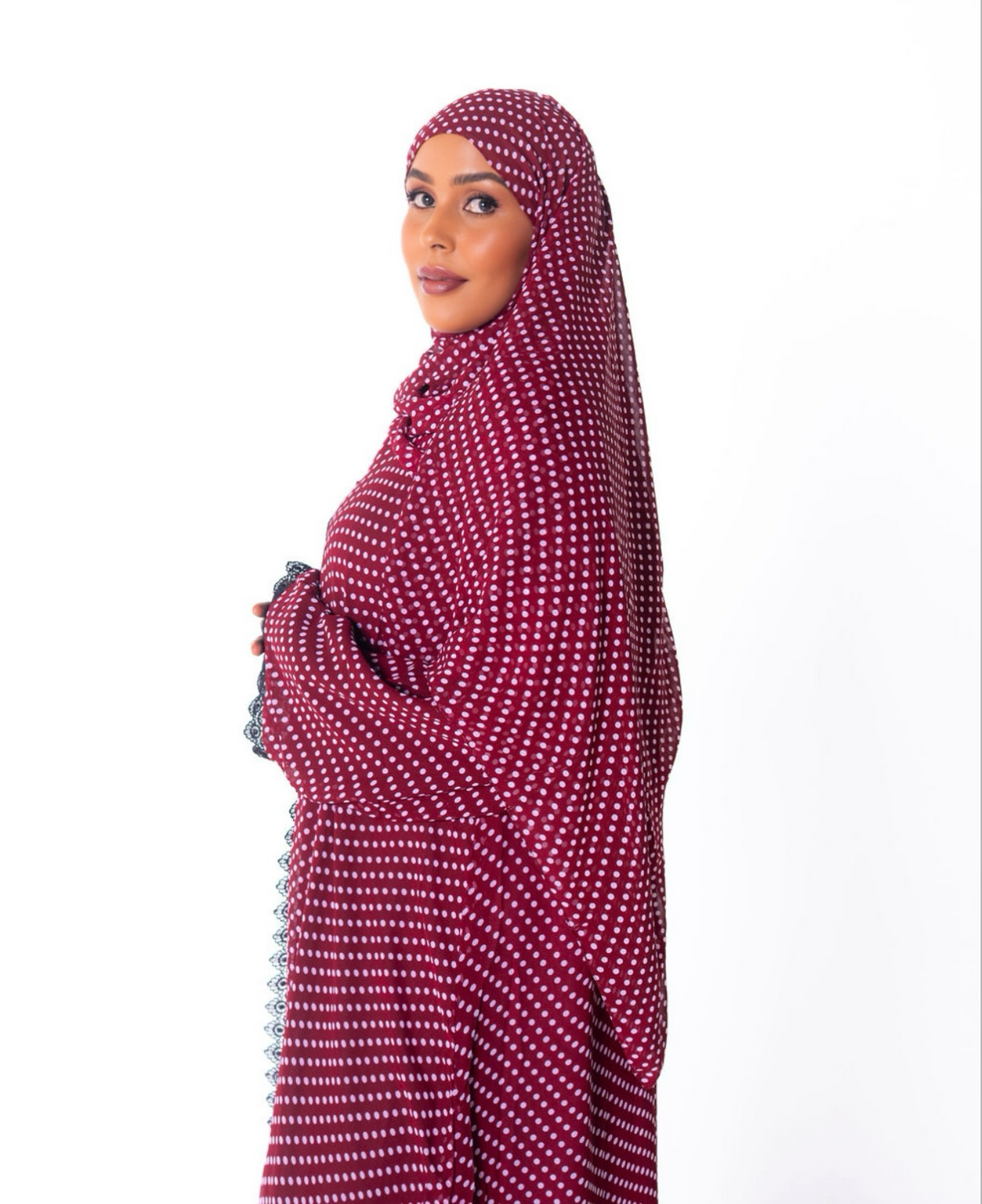 Plum-(matching hijab inlcuded)