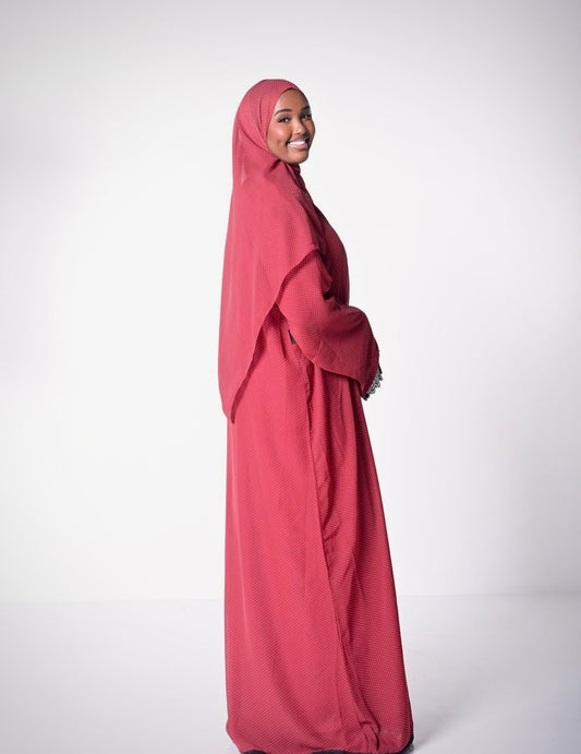 Strawberry Cream-(matching hijab inlcuded)