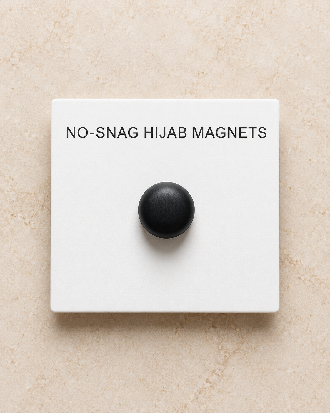 Black hijab magnet